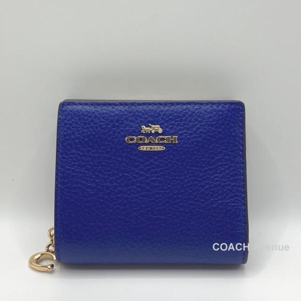 なくなり次第終了セール コーチ COACH C2862 ペブル レザー スナップ スモール ウォレッ...