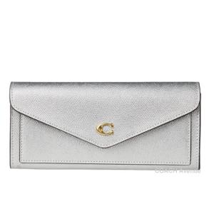 COACH（コーチ） 財布 長財布 新作 新品 クロスグレイン レザー 二
