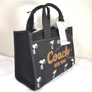 残り一点 COACH X PEANUTS CBF70 コーチ カーゴ トート バッグ 26