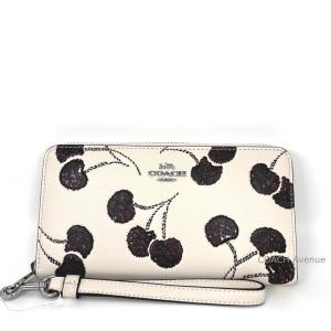 COACH（コーチ） レディース チェリー柄 財布 二つ折り財布 ミディアム