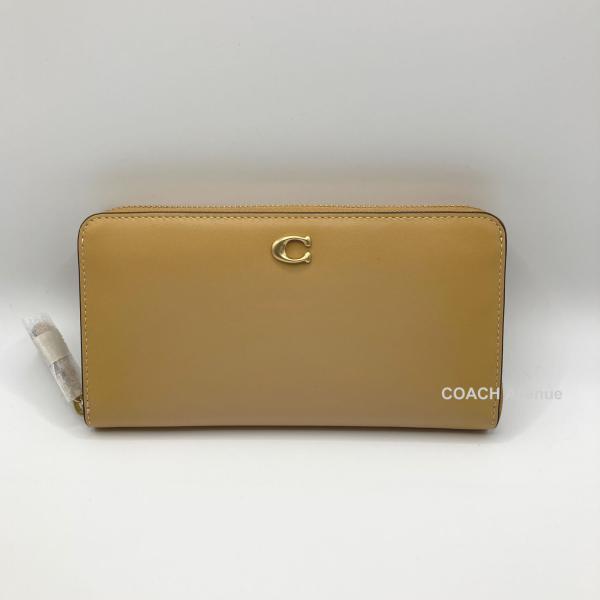 なくなり次第終了セール コーチ COACH CH801 カーフ レザー アコーディオン ジップ ウォ...