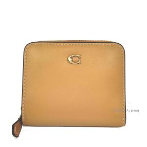 １点のみ入荷 コーチ COACH CH814 ビルフォールド ウォレット タン ベージュ 二つ折り 折りたたみ財布 正規店商品 送料無料