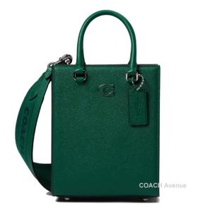 セール コーチ COACH CJ795 トート 16 シグネチャー キャンバス ディテール バッグ 斜めがけ クロスボディショルダー グリーン 緑 正規店商品 送料無料｜coachavenue