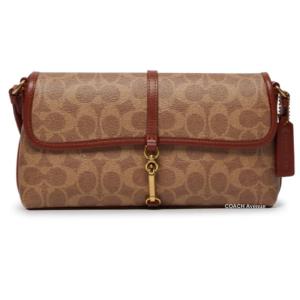 COACH（コーチ） COACH CP132 ハンプトンズ レザーバッグ チョーク