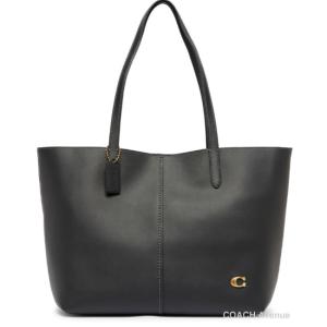 コーチ COACH CR664 ノース トート 32 レザー ショルダー ブラック 黒 正規店商品 送料無料｜coachavenue