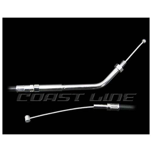 N003579　29in スロットルケーブル 45° ブラック -89yBT -85yXL用