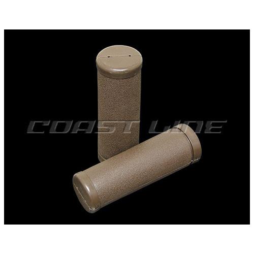 N001652ハーレー純正タイプグリップ/1インチ汎用/こげ茶ブラウン