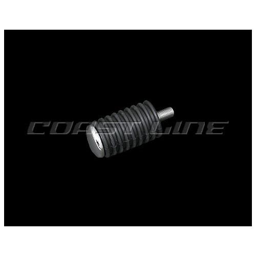 N003137ハーレー純正タイプクロームエンドラバーシフトペグ53mm