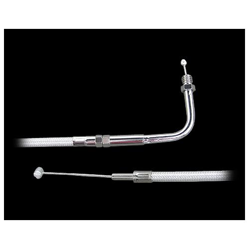 N009665　29in シングルスロットルケーブル 90° プラチナコート BT・XL用