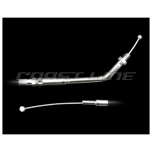 N000708　41in シングルスロットルケーブル 45° ブラック BT・XL用