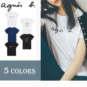 アニエスベー  agnes b. Tシャツ 半袖 レディース  カットソー ロゴTシャツ コットン100% 並行輸入品