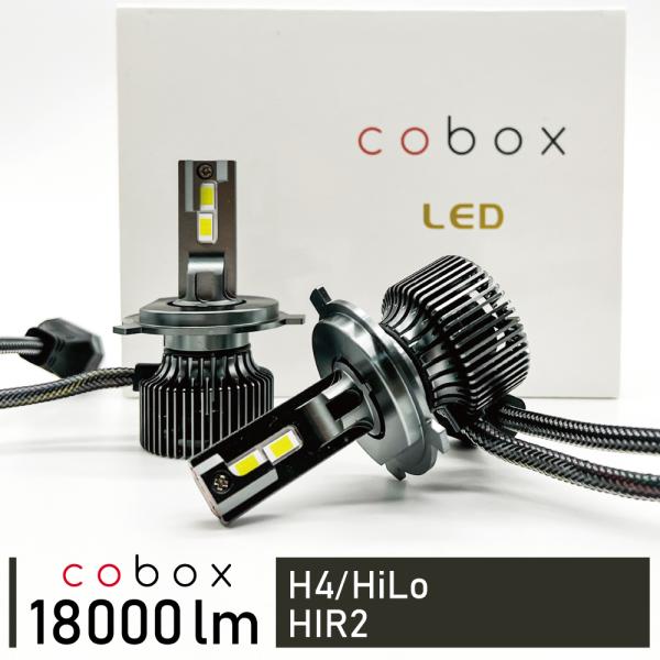 LED ヘッドライト H4 HIR2 6000K 爆光 18000ルーメン ガンメタリック 車検対応...