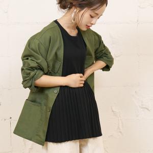 カーキ ジャケット レディースの商品一覧 通販 Yahoo ショッピング