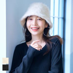 ハット レディース バケットハット ファー シンプル