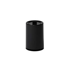 ideaco ゴミ箱 丸形 1.2L 直径12.5高さ19.2cm mini TUBELOR with Lid black (ミニチュー