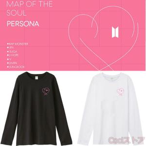 送料無料 BTS 防弾少年団 Tシャツ 長袖 服 グッズ レディース メンズ 男女兼用 韓流グッズ ウェア クルーネック ペア カットソー