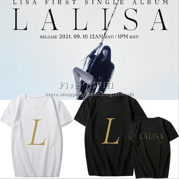 【送料無料】2023新入荷 BLACKPINK LISA LALISA 韓流グッズ 半袖 Tシャツ ...