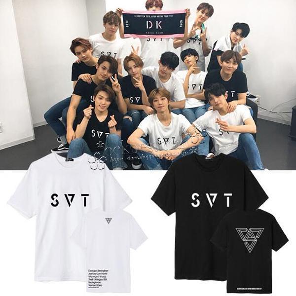 送料無料◆SEVENTEEN 2018 FM 韓流グッズ 半袖 Tシャツ 春夏 コート 男女 周辺 ...