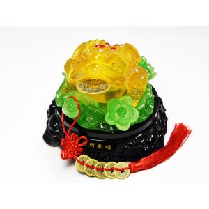 蛙 置物 風水 カエル 三脚蛙 三本脚の蛙 三...の詳細画像2
