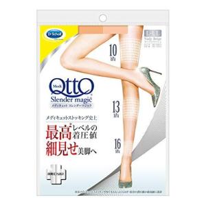 着圧ストッキング メディキュット スレンダーマジック ストッキング ヌーディーベージュ L LL 着圧 加圧｜coco-collet
