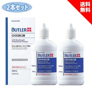 サンスター バトラー CHX 洗口液 250ｍl × 2本 医薬部外品 マウスウォッシュ｜coco-collet