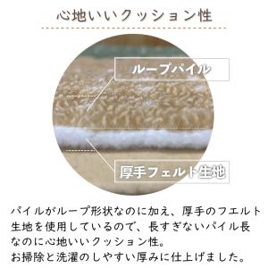 キッチンマット 180cm 綿素材 日本製 洗...の詳細画像3