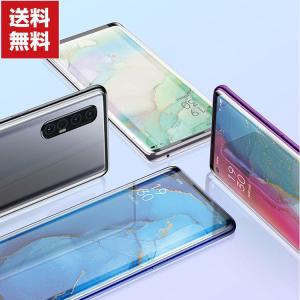 OPPO Reno3 5Gケース 金属 アルミニウムバンパー かっこいい オッポ CASE マグネット装着 持ちやすい 耐衝撃 クリア 前後強化ガ
