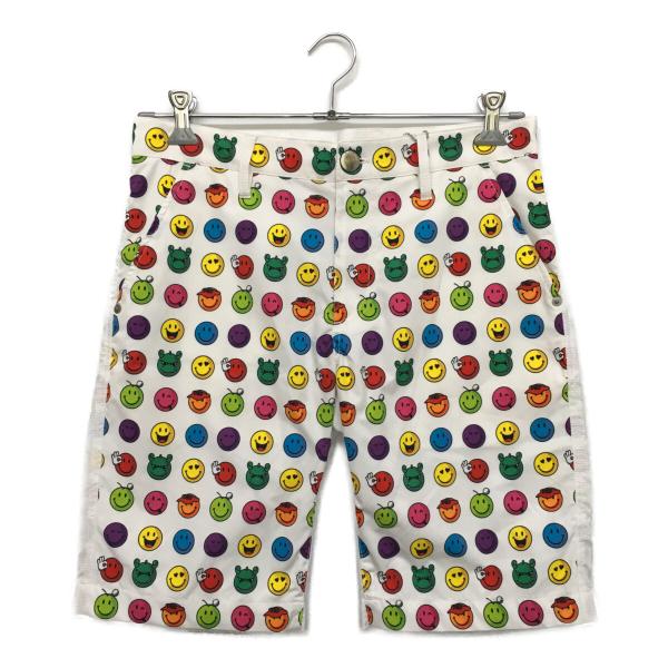 coco 未使用品【値下げ】 ダンスウィズドラゴン メンズ ハーフパンツ 2(M) 白×マルチカラー...