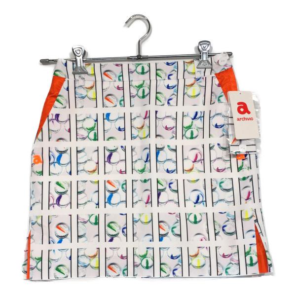 coco 未使用品【値下げ】 アルチビオ archivio レディース スカート 38(M) 白×マ...