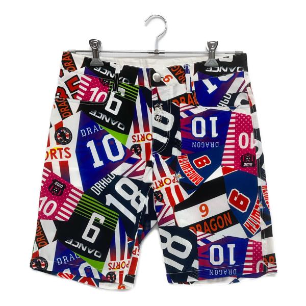 coco 中古【SALE】ダンスウィズドラゴン メンズ ハーフパンツ 2(M) マルチカラー 薄手 ...