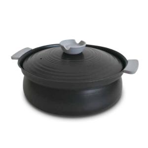 KK IH対応 ガス火対応 土鍋風卓上鍋 27cm BK ブラック キッチン用品 調理器具 なべ ナ...