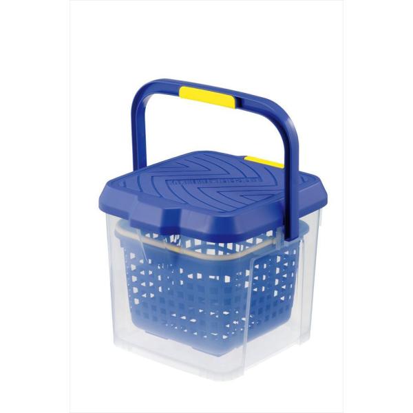 イノマタ化学 かしこいバケツ17L CB 4905596321187 踏み台になるバケツ カー洗車 ...