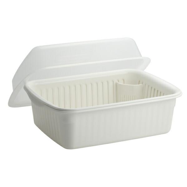 アスベル ASVEL Ｎポゼ フード付 水切りセット 大 W ホワイト 4974908430893 ...