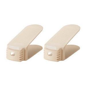 吉川国工業所 サッと取り出し靴ホルダー2P ベージュ