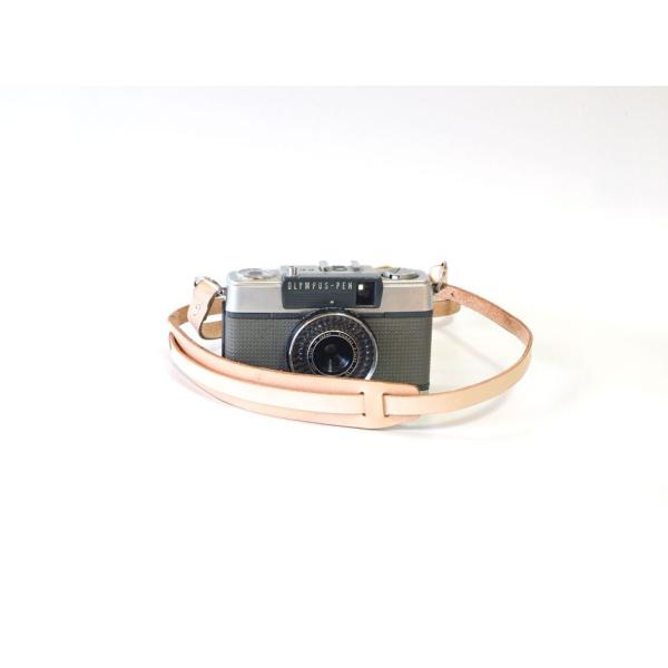 カメラストラップ 手縫い ヌメ革 日本製 コンパクトカメラ デジカメ