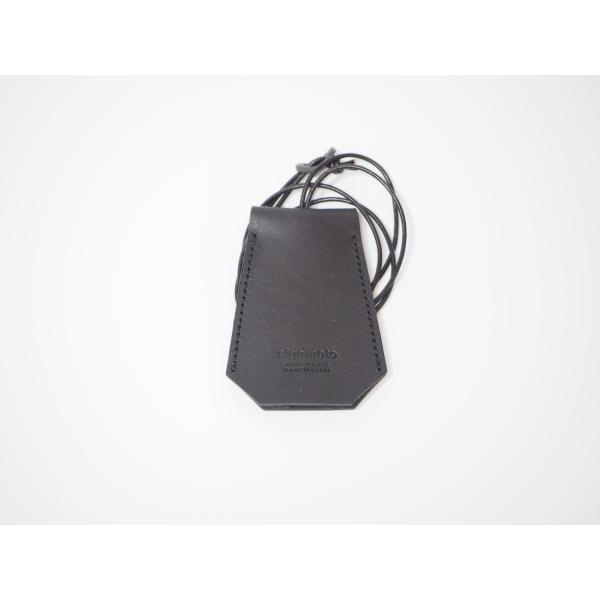 キークロシェット ブラック  本革 レザーネックレス キーケース キーカバー