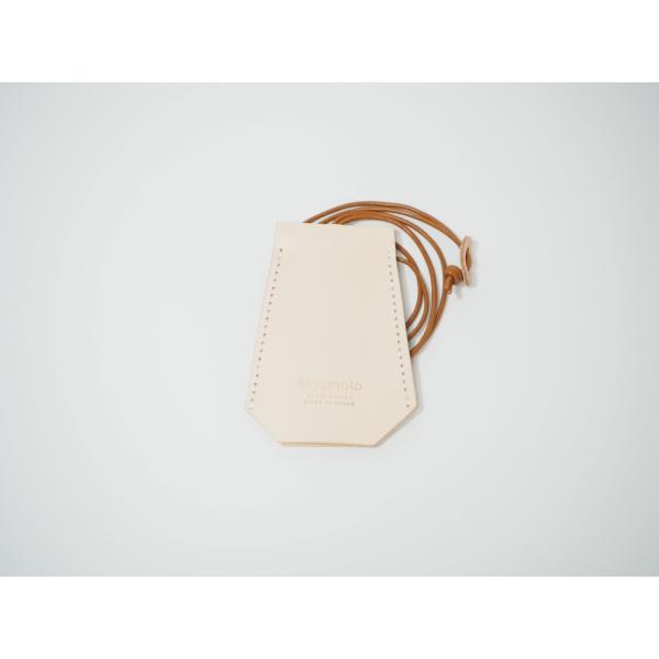 キークロシェット ナチュラル ヌメ革 レザーネックレス キーケース キーカバー