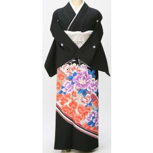 レンタル衣裳 着物 黒 留袖 大きいサイズ 往...の詳細画像5