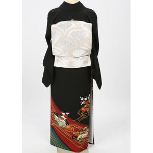 レンタル 衣裳 留袖 貸衣装 松竹梅金流れ扇子...の詳細画像2