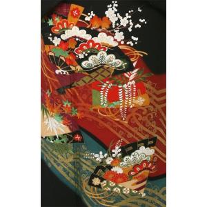 レンタル 衣裳 留袖 貸衣装 松竹梅金流れ扇子...の詳細画像3