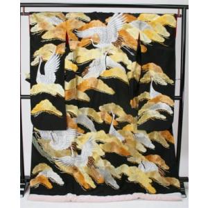 レンタル衣裳・金糸刺繍レンタル色打掛花嫁黒打掛...の詳細画像2