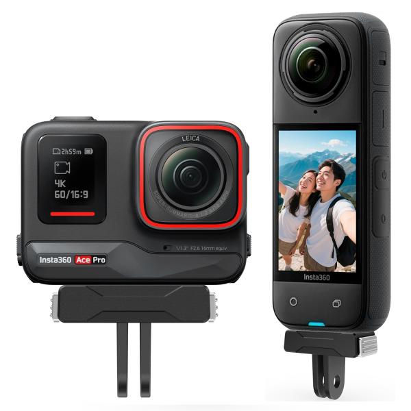 Insta360 ACE PRO2 / X5用 磁気マウント クイックリリース式アダプター 脱落防止...