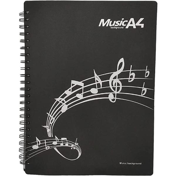 楽譜ファイル A4サイズ  楽譜入れ 収納ホルダー 25ページ 50枚 楽譜用ファイル ミュージック...