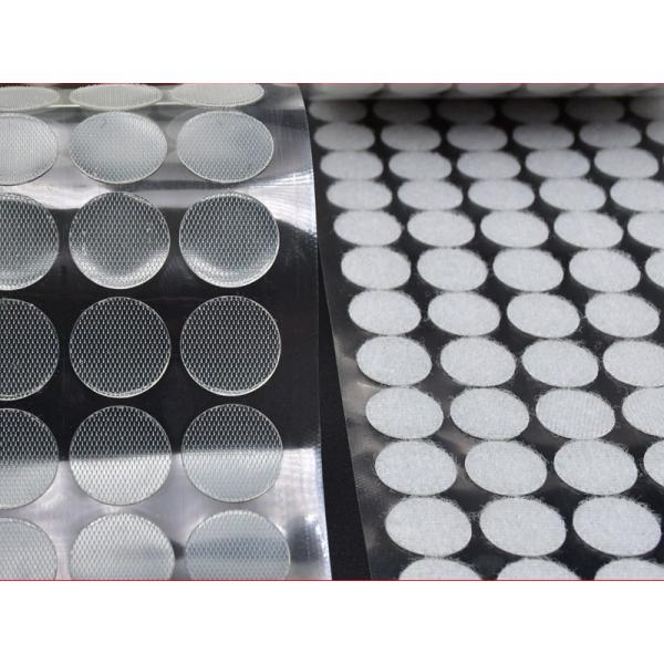 80枚セット直径12mm 25mm 面ファスナー 丸型 強力 マジックテープ 両面テープ付き 円形 ...