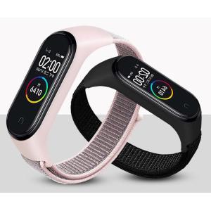 シャオミ smart band 8 7 mi band 6 band 5 バンド マジックテープ xiaomi  band 8 band6 band5 band7 ベルト ループナイロンバンド コンパチブル バンド交換 ウ｜雑貨通販