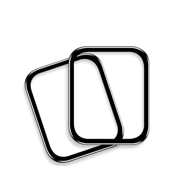 2枚 Apple Watch 保護 フィルム 3D曲面カバー 全面保護 apple watch Se...