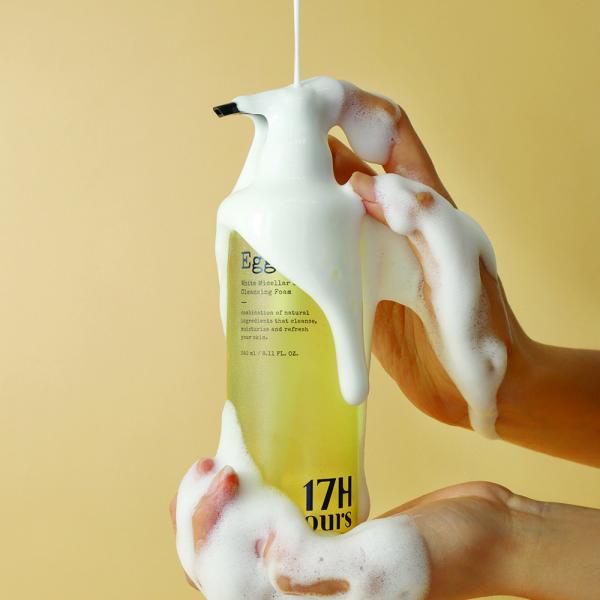洗顔フォーム 17アワーズ エッグ ホワイトミセラバイオーム クレンジングフォーム 240ml