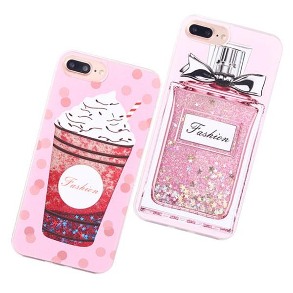 グリッター スマホケース 流砂 キラキラ 流れ星 ☆ メール便 送料無料 アイフォン iPhone7...