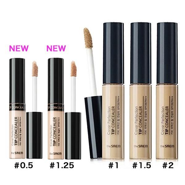 【韓国コスメ】2個セット ザセム カバー パーフェクション チップ コンシーラー the SAEM ...