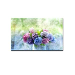 レモンツリーART お花 アジサイ 紫陽花 キャンバスアートパネル ウォールパネル アートフレーム キャンバス絵画 キャンバスアート インテリアアート